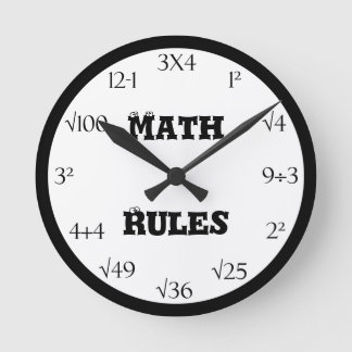 Math Equation Klassenzimmer Uhr