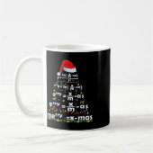 Math Equation Merry X-mas Funny Math Lehrer Chris Kaffeetasse (Links)