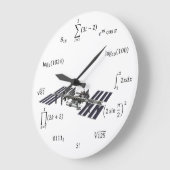 Math Equations and Notations Große Wanduhr (Winkel)