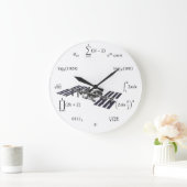 Math Equations and Notations Große Wanduhr (Zuhause)