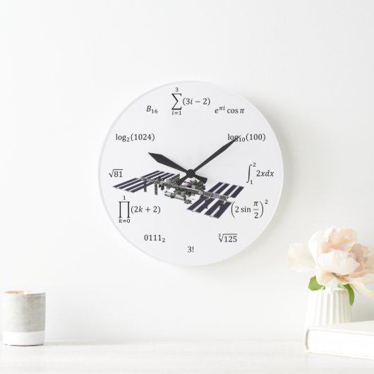 Math Equations and Notations Große Wanduhr (Zuhause)