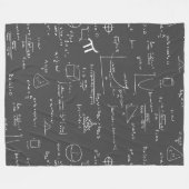Math Equations Formeln Algebra Nerd Fleecedecke (Vorderseite (Horizontal))