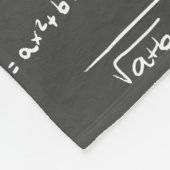 Math Equations Formeln Algebra Nerd Fleecedecke (Ecke)