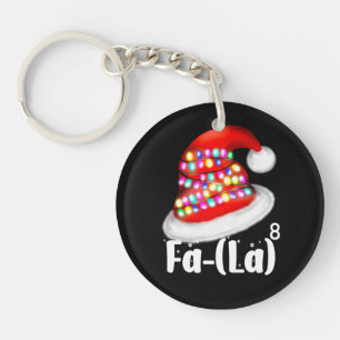 Math Fa-La, Funny Xmas Hat für Mathe-Liebhaber Schlüsselanhänger