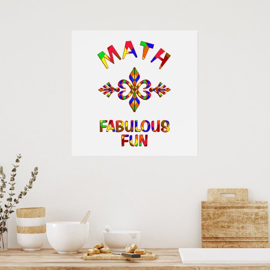 Math Fabulous Fun Poster (Küche)