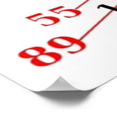 MATH Fibonacci Zahlen Pascals Dreieck Poster (Ecke)