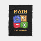 Math Fleecedecke (Vorderseite)
