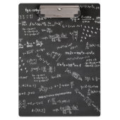 Math formas auf einem Blackboard Klemmbrett (Vorderseite)