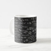 Math-Formel für Blackboard-Chalk Kaffeetasse (Vorderseite Links)