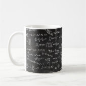 Math-Formel für Blackboard-Chalk Kaffeetasse (Links)
