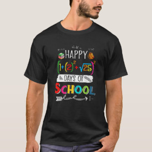 Math Formel glücklich 100 Tage der Schule 100. Tag T-Shirt