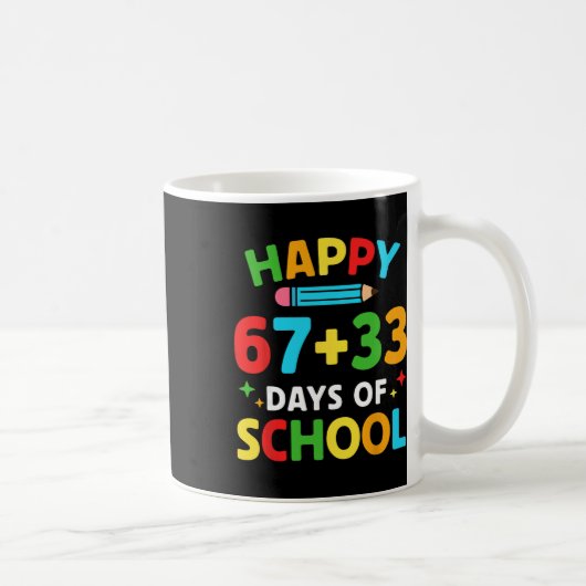 Math Formula 100 Days Of School Funny Math Teacher Kaffeetasse (Rechts)