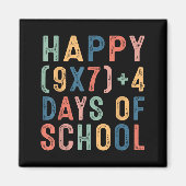 Math Formula 67 Days Of School Funny Math Teacher Magnet (Vorne)
