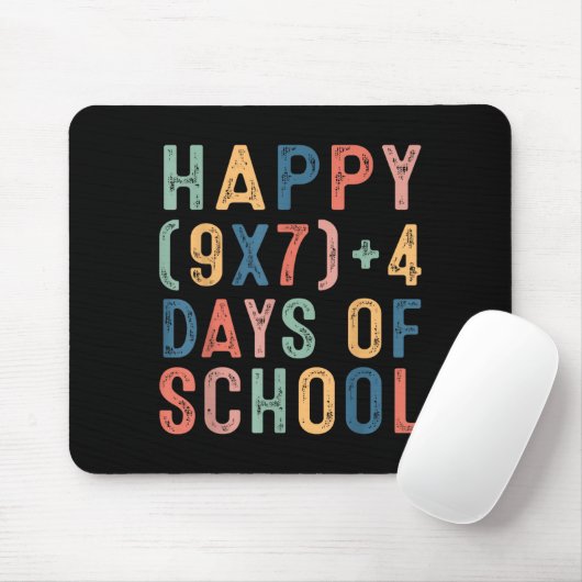 Math Formula 67 Days Of School Funny Math Teacher Mousepad (Mit Mouse)