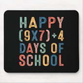 Math Formula 67 Days Of School Funny Math Teacher  Mousepad (Vorne)