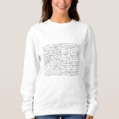 Math Formulas Muster Sweatshirt (Vorderseite)