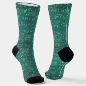 Math Formulas Science Geek Socks Socken (Gewinkelt)