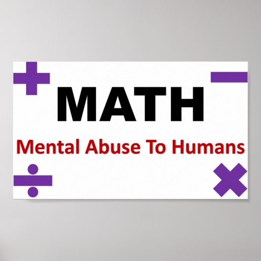 Math Full Poster (Vorne)