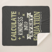 Math Gag berechnet Kindness in jede Gleichung Sherpadecke (Vorderseite (Horizontal))