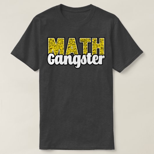 Math Gangster T-Shirt (Design vorne)