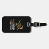 Math Geek Dinosaur Velociraptor Gepäckanhänger (Vorderseite horizontal)