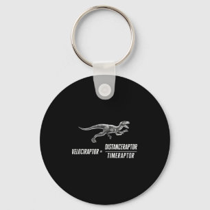 Math Geek Dinosaur Velociraptor Gleichung V2 Schlüsselanhänger