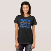 Math Geek Mathematician Algebra Numbers Gleichung T-Shirt (Vorne ganz)