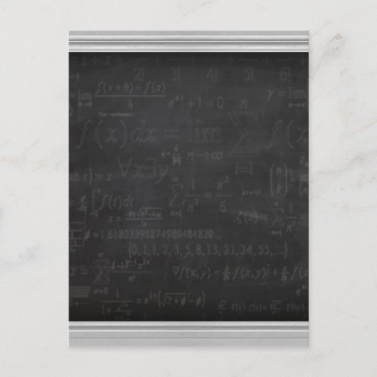 Math Geek Postkarte (Vorderseite)