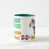 Math Genius ,Fun, Humorvolle Vater Joke Cartoon Me Tasse (Zentrum)