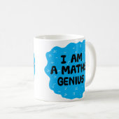 Math Genius Mathematics Algebra Lehrer Kaffeetasse (VorderseiteRechts)