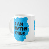 Math Genius Mathematics Algebra Lehrer Kaffeetasse (Vorderseite Links)