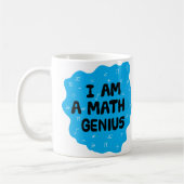 Math Genius Mathematics Algebra Lehrer Kaffeetasse (Links)