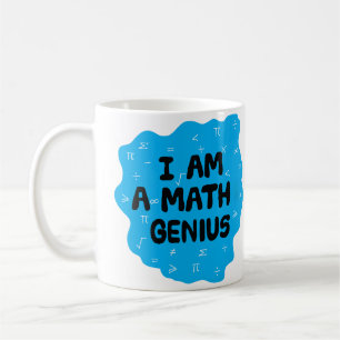 Math Genius Mathematics Algebra Lehrer Kaffeetasse