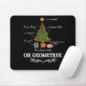 Math Geometry Christmas Tree Geometree Lehrer Mousepad (Mit Mouse)