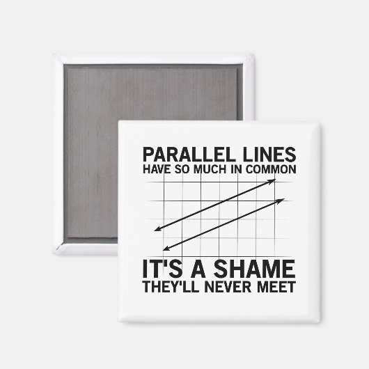 Math Geometry | Geschenke für Mathematiklehrer Magnet (Vorderseite/Rückseite)