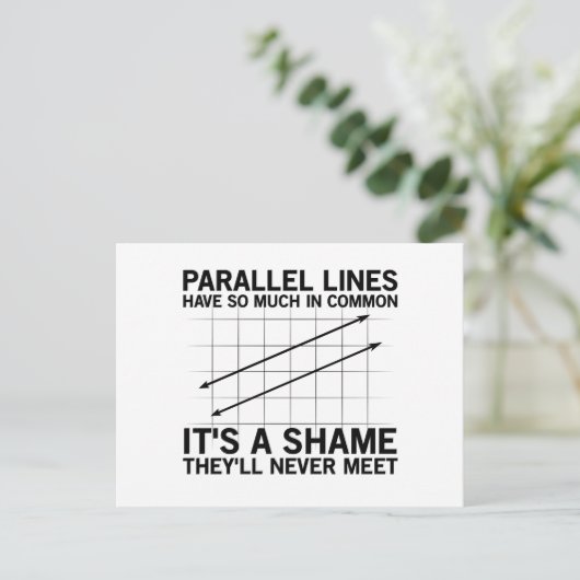 Math Geometry | Geschenke für Mathematiklehrer Postkarte (Stehend Vorderseite)