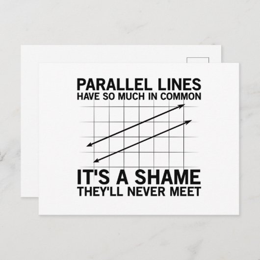 Math Geometry | Geschenke für Mathematiklehrer Postkarte (Vorne/Hinten)