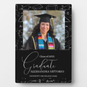 Math Geometry Graduate Geek Plaque Fotoplatte (Vorderseite)