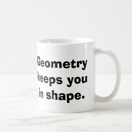 Math Geometry Tasse (Rechts)