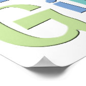 Math Girl Poster (Ecke)