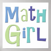 Math Girl Poster (Vorne)