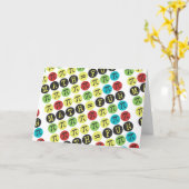 Math gleicht Spaß - Farbenfrohe Mod Pi - Funny Pi Karte (Gelbe Blume)