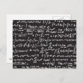 Math-Gleichungen für Blackboard Postkarte (Vorne/Hinten)