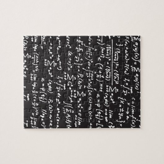 Math-Gleichungen für Blackboard Puzzle (Horizontal)