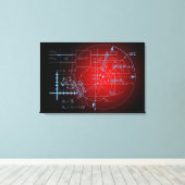 Math-Gleichungen Leinwanddruck (Insitu (Holzboden))