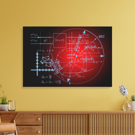 Math-Gleichungen Leinwanddruck (Insitu (Wohnzimmer))