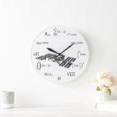 Math-Gleichungen und Notationen Große Wanduhr (Zuhause)