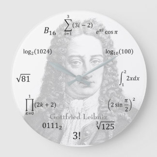 Math-Gleichungen und Notationen Große Wanduhr