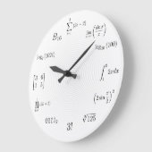 Math-Gleichungen und Notationen Große Wanduhr (Winkel)