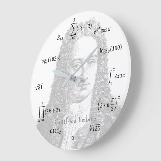 Math-Gleichungen und Notationen Große Wanduhr (Winkel)
